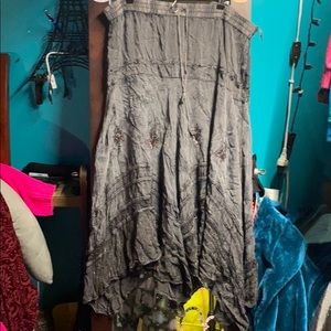Beautiful black/grey Gypsy boho skirt